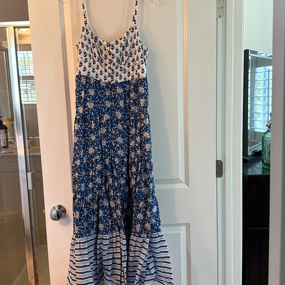 J. Crew Block Print Maxi